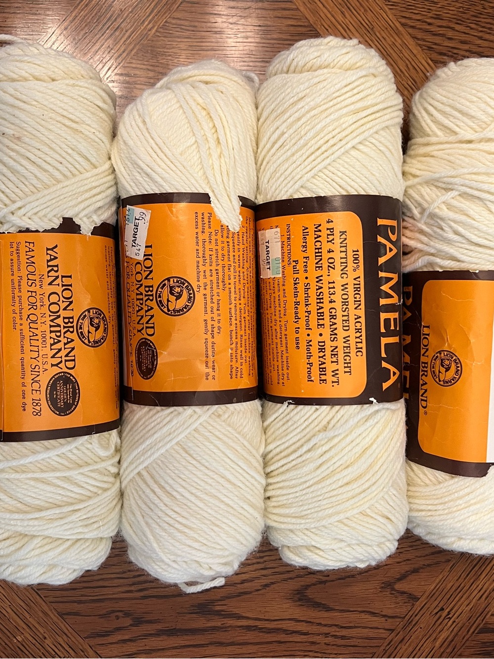 Lion Brand Pamela acrylic yarn